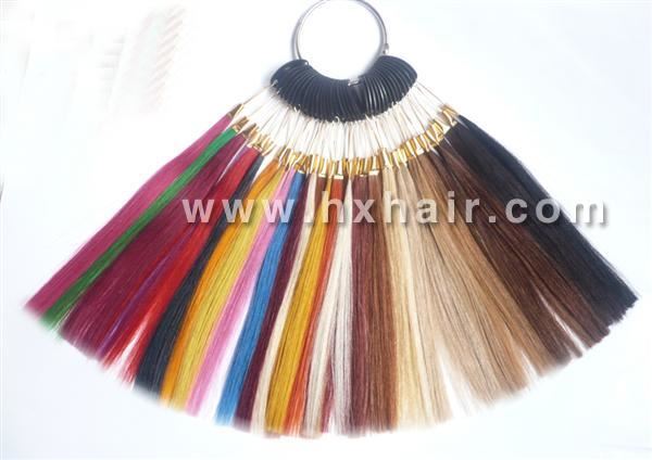 Color ring of human hair